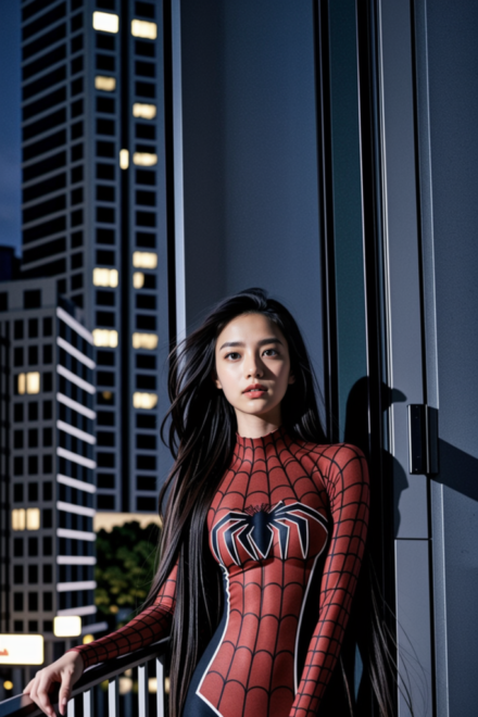 AsianAIModel As Spiderwoman