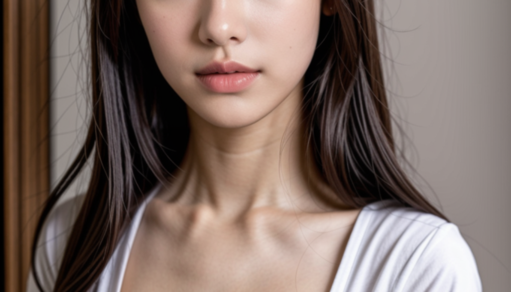cleavage closeup
